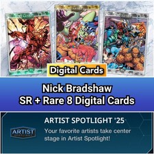 Topps Marvel Collect Artist Spotlight 25 Nick Bradshaw SR+R 8 cartas comprar usado  Enviando para Brazil