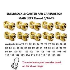 PACOTE COM 20 JATOS PRINCIPAIS CARBURADOR EDELBROCK & CARTER AFB TAMANHOS .077THRU .120 comprar usado  Enviando para Brazil