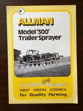 Allman sprayers model for sale  BRISTOL