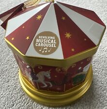 Musical carousel tin for sale  POOLE