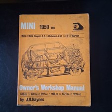 Mini haynes workshop for sale  TRURO