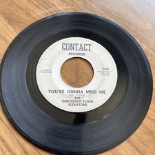 Thirteenth Floor Elevators You’re Gonna Miss Me 1st 1966 45 RPM Contact Psych comprar usado  Enviando para Brazil