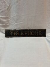 Antique brass sign for sale  Genoa