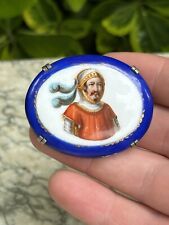 Broche porcelaine chevalier d'occasion  Castres