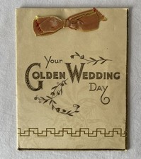 Vintage golden wedding for sale  COLCHESTER