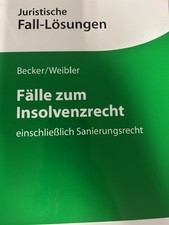Fälle zum insolvenzrecht gebraucht kaufen Fälle zum insolvenzrecht gebraucht kaufen  Maintal