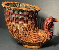Wicker turkey cornucopia for sale  Pittsburgh