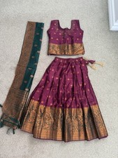 Girls indian lengha for sale  BOLTON