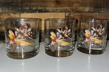 3 copos de uísque Pheasants On The Rocks Lowball. Conjunto de 3, usado comprar usado 3 copos de uísque Pheasants On The Rocks Lowball. Conjunto de 3, usado comprar usado  Enviando para Brazil