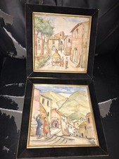 Pair framed ceramic for sale  Santa Monica