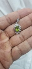Natural peridot pendant for sale  HARROW