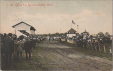 Cartão postal de pista de corrida Oxford Fair Grounds Massachusetts 1923, usado comprar usado  Enviando para Brazil