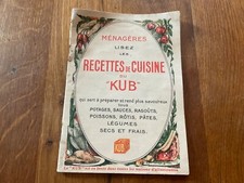Livre recettes publicitaires d'occasion  Issoudun