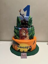 Torta scenografica leone usato  Adrano
