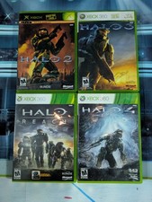 Microsoft Xbox Halo 2, 3, Reach e 4 conjunto de videogame com caixas originais, manuais comprar usado  Enviando para Brazil