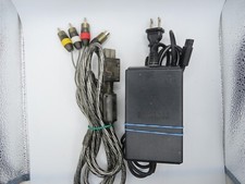 Cable adaptador de fuente de alimentación de CA para Nintendo GameCube DOL-002 y cable S-video OEM segunda mano  Embacar hacia Mexico