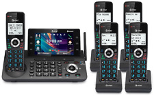 Sistema de atendimento AT&T 5 aparelhos com identificador de chamadas/aguardando com tela de 5' e anúncio, usado comprar usado  Enviando para Brazil