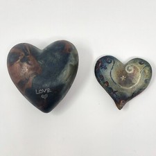 Raku pottery heart for sale  Oroville