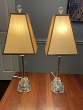 Vintage pair etched for sale  Tomball