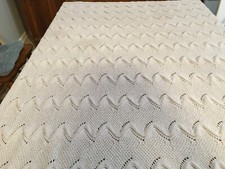 Chenille crochet throw for sale  Bealeton