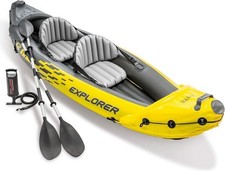 Nadmuchiwany kajak Explorer K2 dla 2 osób z wiosłem i pompką na sprzedaż  PL