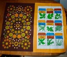 Vintage tea towels for sale  HARLOW