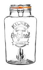 Glass beverage dispenser d'occasion  Expédié en Belgium