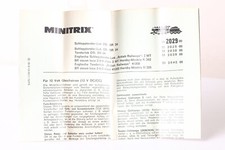Minitrix spur anleitung gebraucht kaufen  Wesel