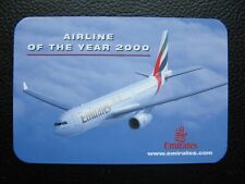 EMIRATES pocket calendar 2001 segunda mano  Embacar hacia Argentina