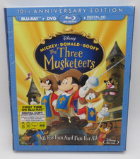 DISNEY: THE THREE MUSKETEERS - 10TH ANNIVERSARY ED. 2-DISC BLU-RAY + DVD + DIGIT comprar usado  Enviando para Brazil