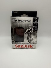 Rádio FM SanDisk Sansa Clip Sport Plus preto 16GB MP3 Bluetooth player TESTADO comprar usado  Enviando para Brazil
