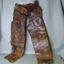 Vintage leather fringed for sale  Pella