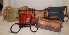 Lote 5 Bolsa Dooney & Bourke Bolsa a Granel Bolsa Tote Signature Couro Vintage Como Está Multi comprar usado  Enviando para Brazil