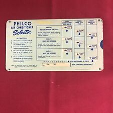 Seletor de ar condicionado Philco slide chart 1951 comprar usado  Enviando para Brazil