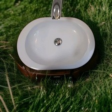 Aufsatzwaschbecken val weiß gebraucht kaufen  Heiligenstadt