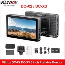 Monitor de vídeo de campo para câmera Viltrox DC-X2 DC-X3 6" 2000Nit 4K HDMI 3G-SDI 3D-LUT  comprar usado  Enviando para Brazil