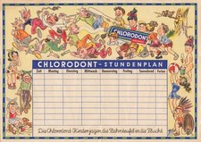 Stundenplan chlorodont zahnpas gebraucht kaufen  Hamburg