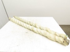 Alimentador de garrafa transportador plástico parafuso broca extrusora espiral 3,5"x 54" conjunto de 2 comprar usado  Enviando para Brazil