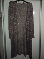 Maroon longline cardigan for sale  OLDHAM