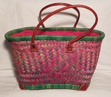 Borsa rattan con usato  Tufillo