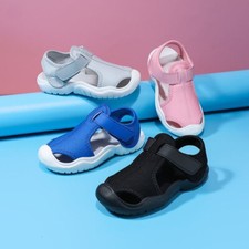 Sandálias macias de verão infantis infantis meninas antiderrapantes meninos praia caminhada sapatos baixos EUA, usado comprar usado  Enviando para Brazil