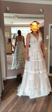 Brautkleid imera schleppe gebraucht kaufen  Pritzwalk