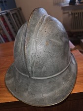 Antico elmetto pompiere usato  Spedire a Italy