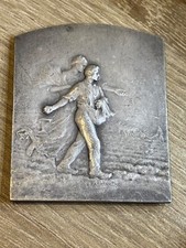 Médaille plaquette bronze d'occasion  Langeais
