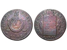 Francia, Luis XVI, 1 Sol, 1793, Estrasburgo [ROY_234], usado comprar usado  Enviando para Brazil