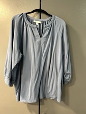 Blusa Pure Jill azul GG, usado comprar usado  Enviando para Brazil