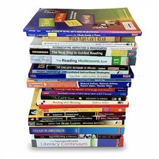 Lot of 24 Teacher Resource Books Reading Literacy Education Guided Math, usado comprar usado  Enviando para Brazil