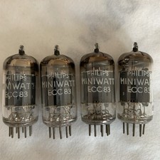 4xphilips miniwatt ecc83 gebraucht kaufen  Hoppstädten-Weiersbach