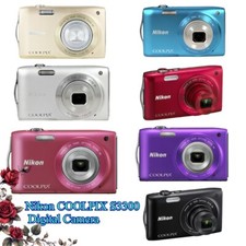 Usado, Câmera Digital Nikon COOLPIX S3300 Tela Sensível Ao Toque AF Bloqueio Compensação de Exposição comprar usado  Enviando para Brazil