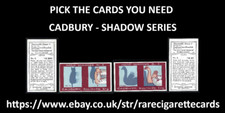 Cadbury shadow series for sale  TAMWORTH
